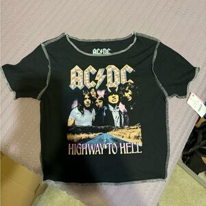 AC/DC Crop Top